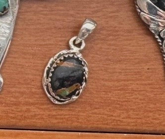 Small black jack charm