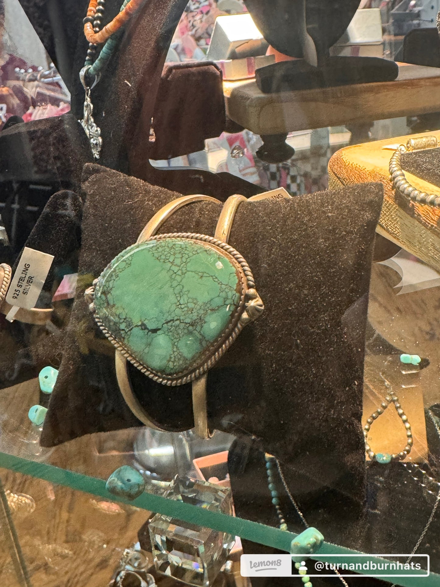 Huge turquoise cuff