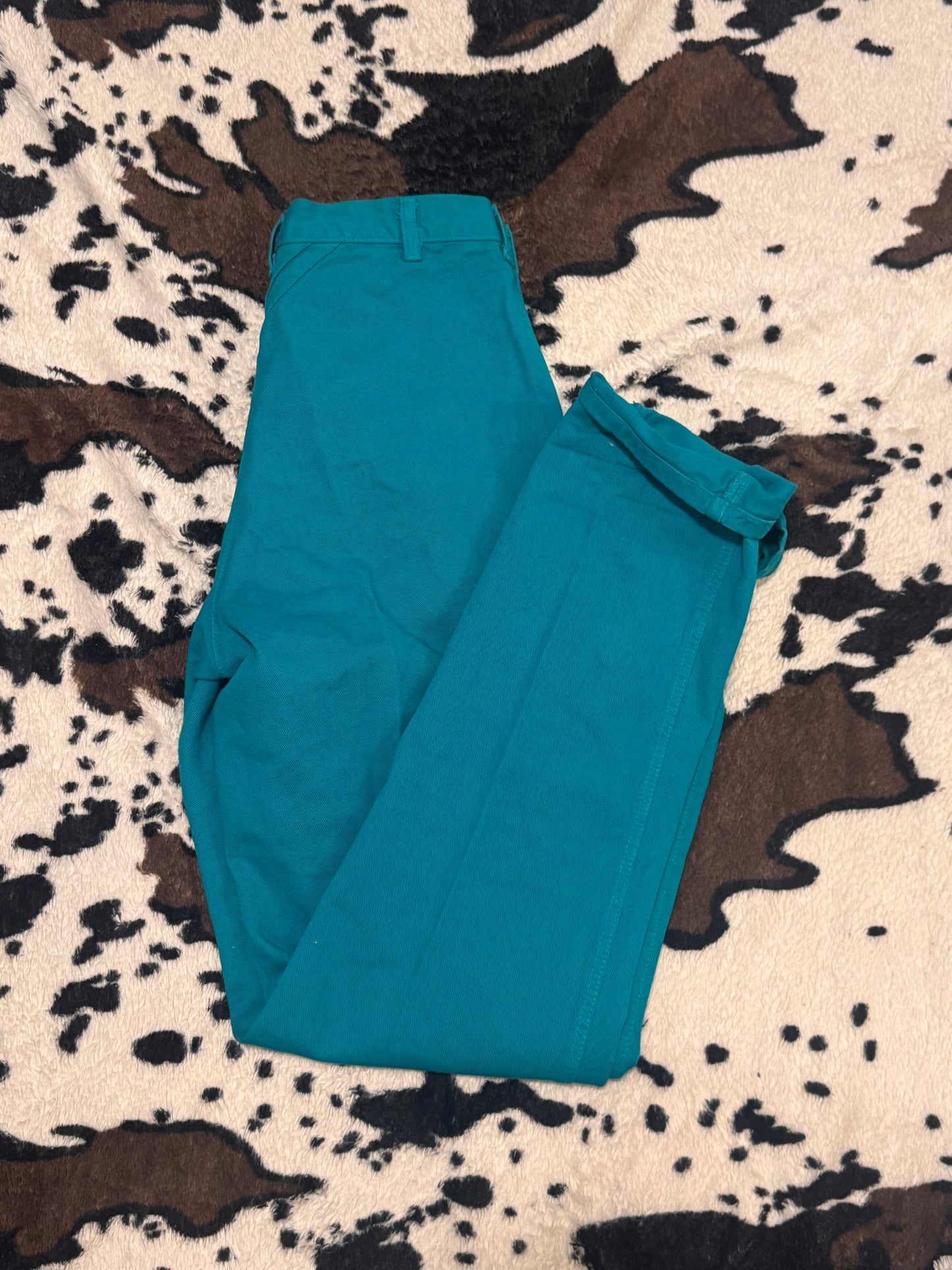 Teal roper jeans vintage