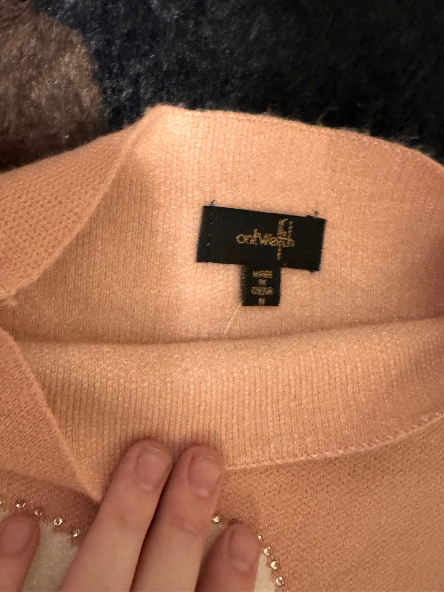 Heart glitter sweater