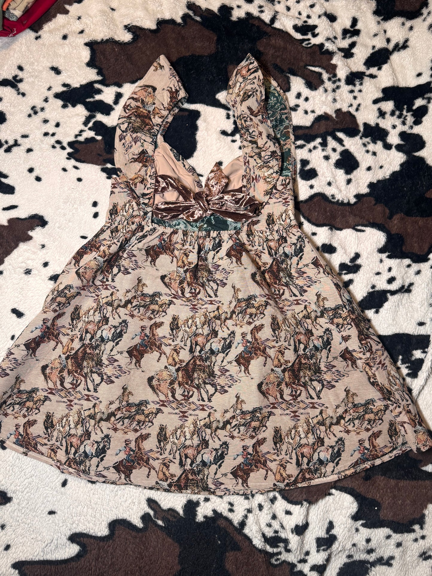 Tapestry cowboy dress