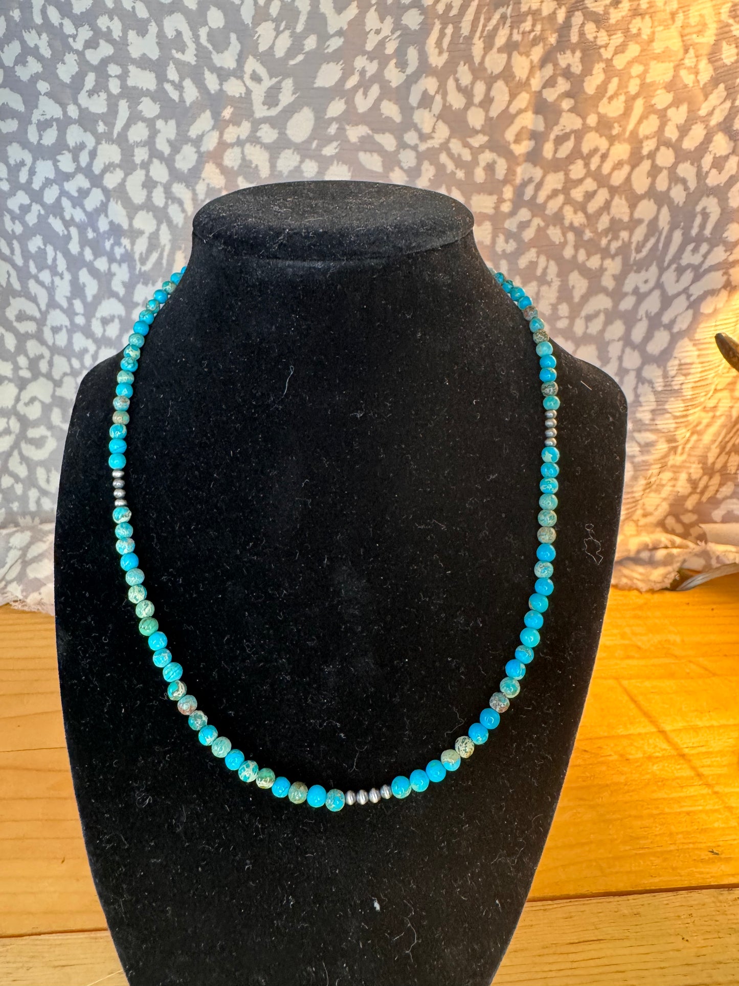 Turquoise and Navajo pearls