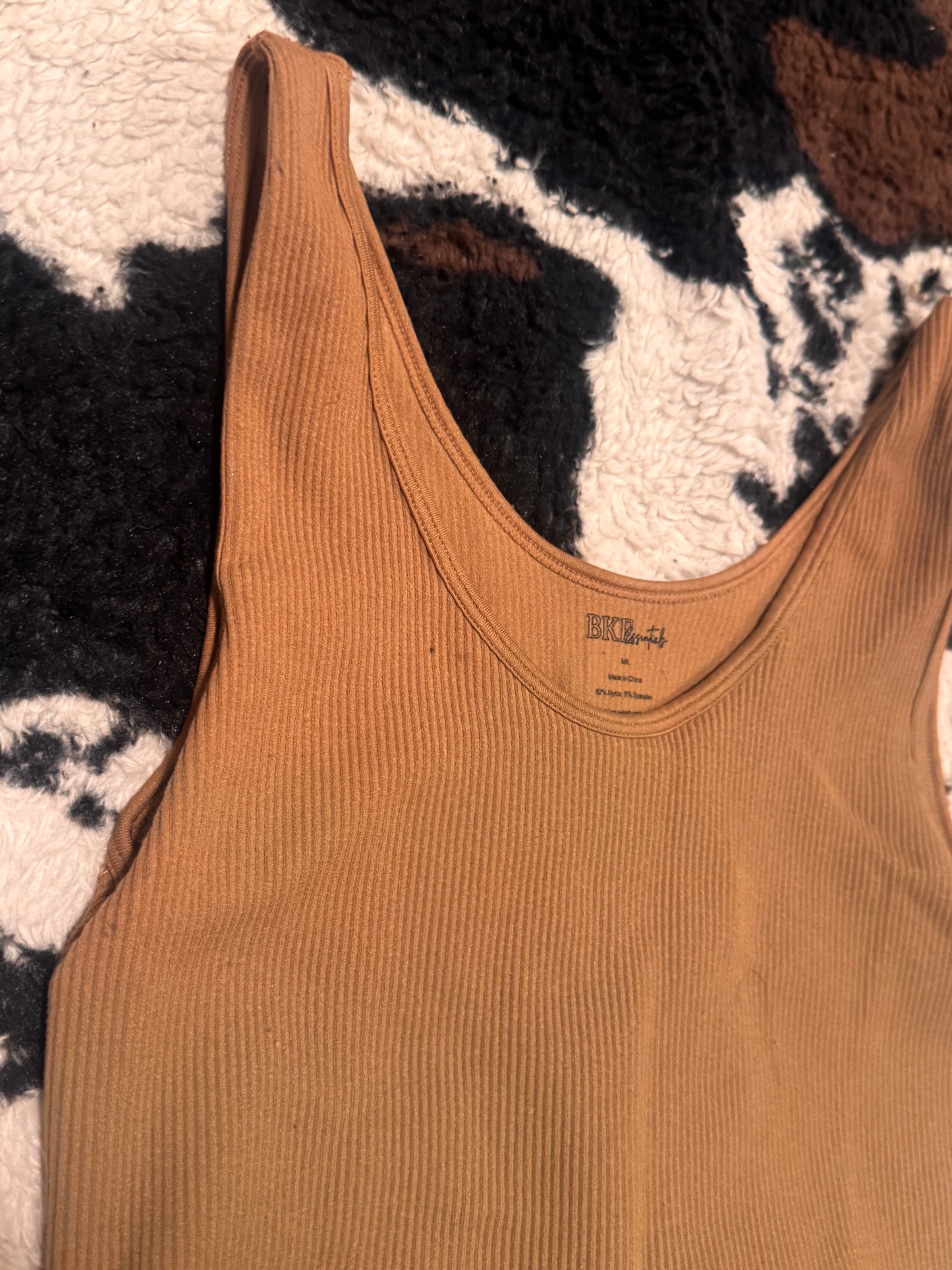 Brown crop top