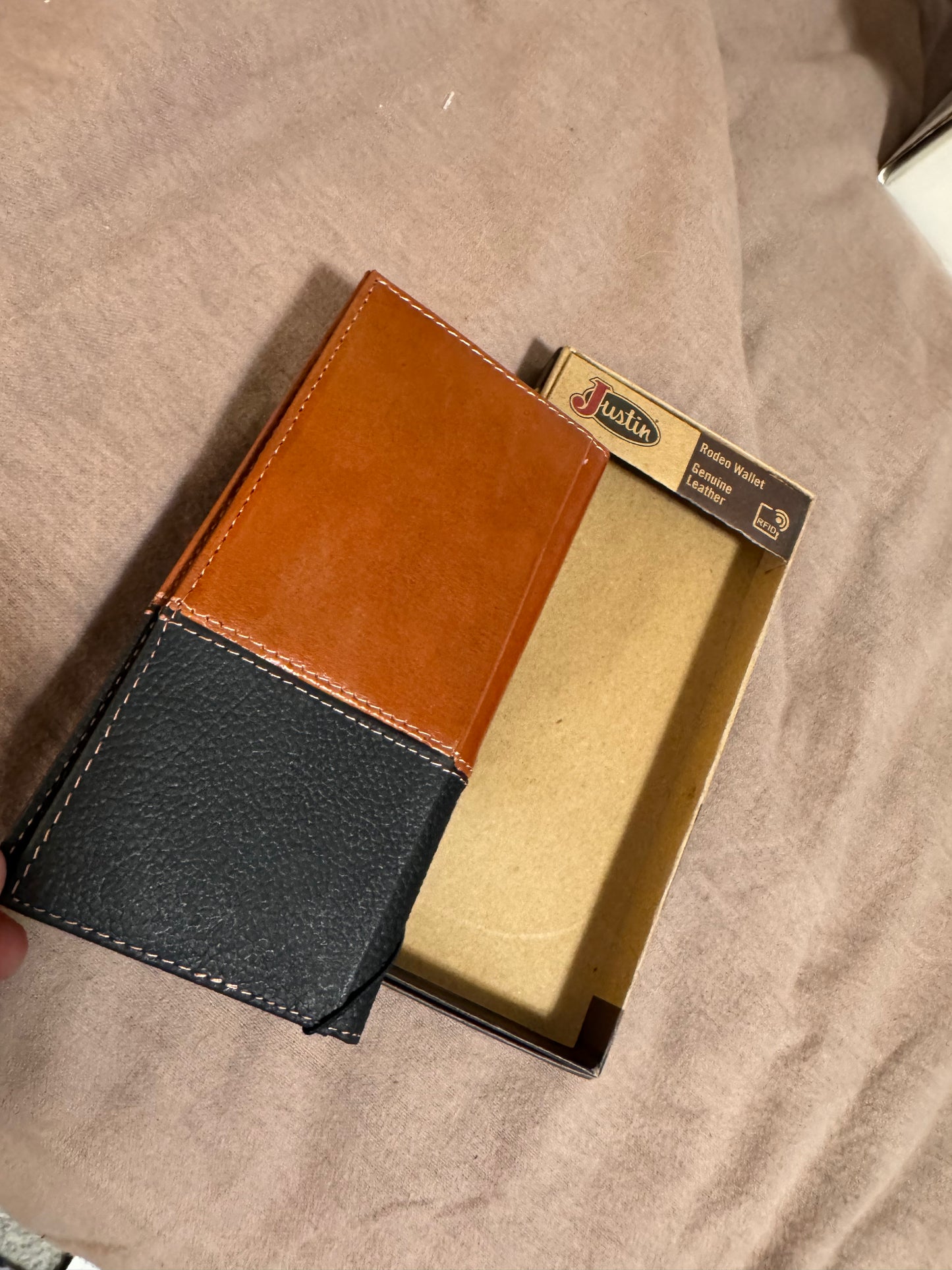 Men’s Justin check wallet