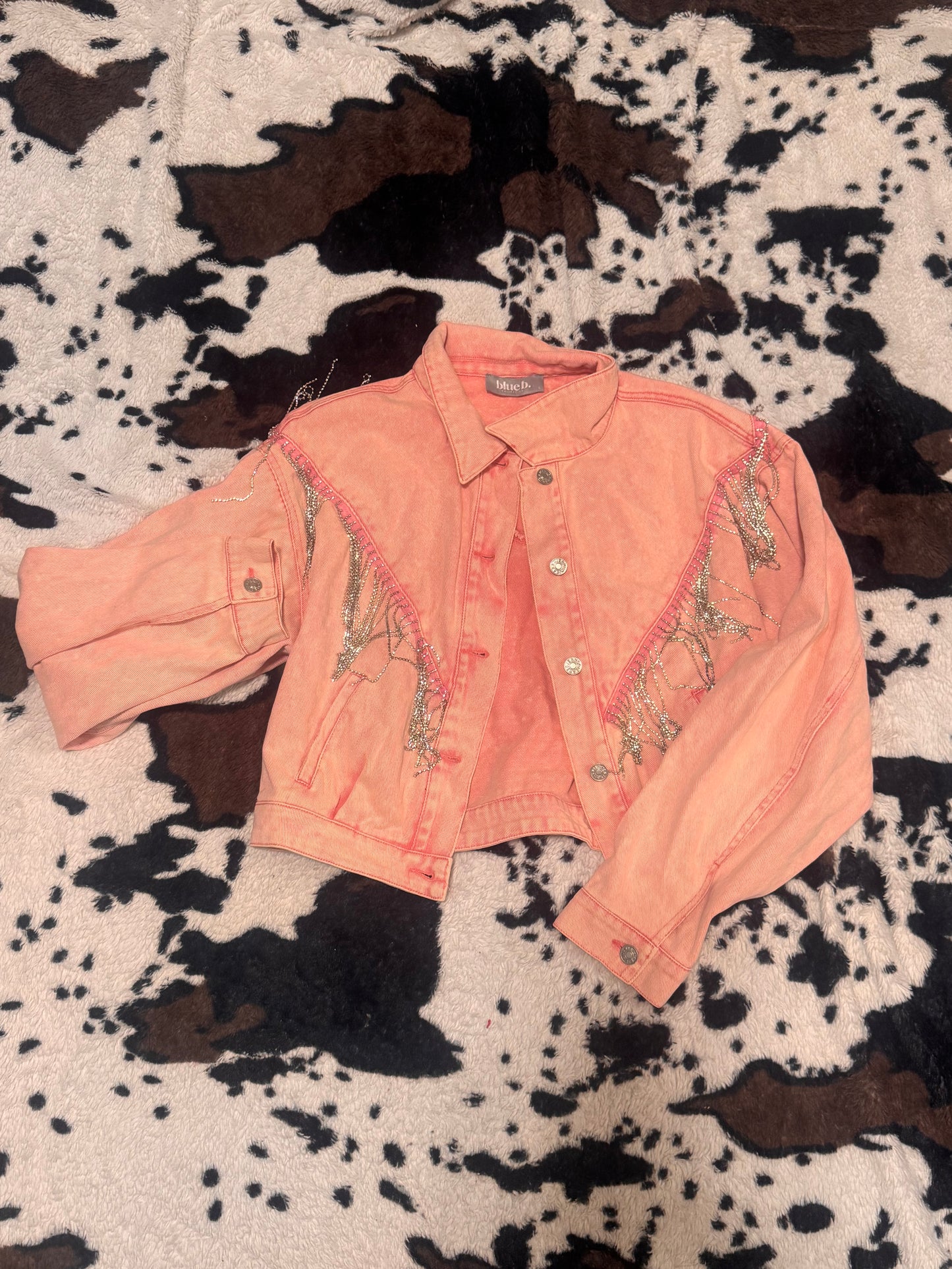Sparkly pink rodeo jacket