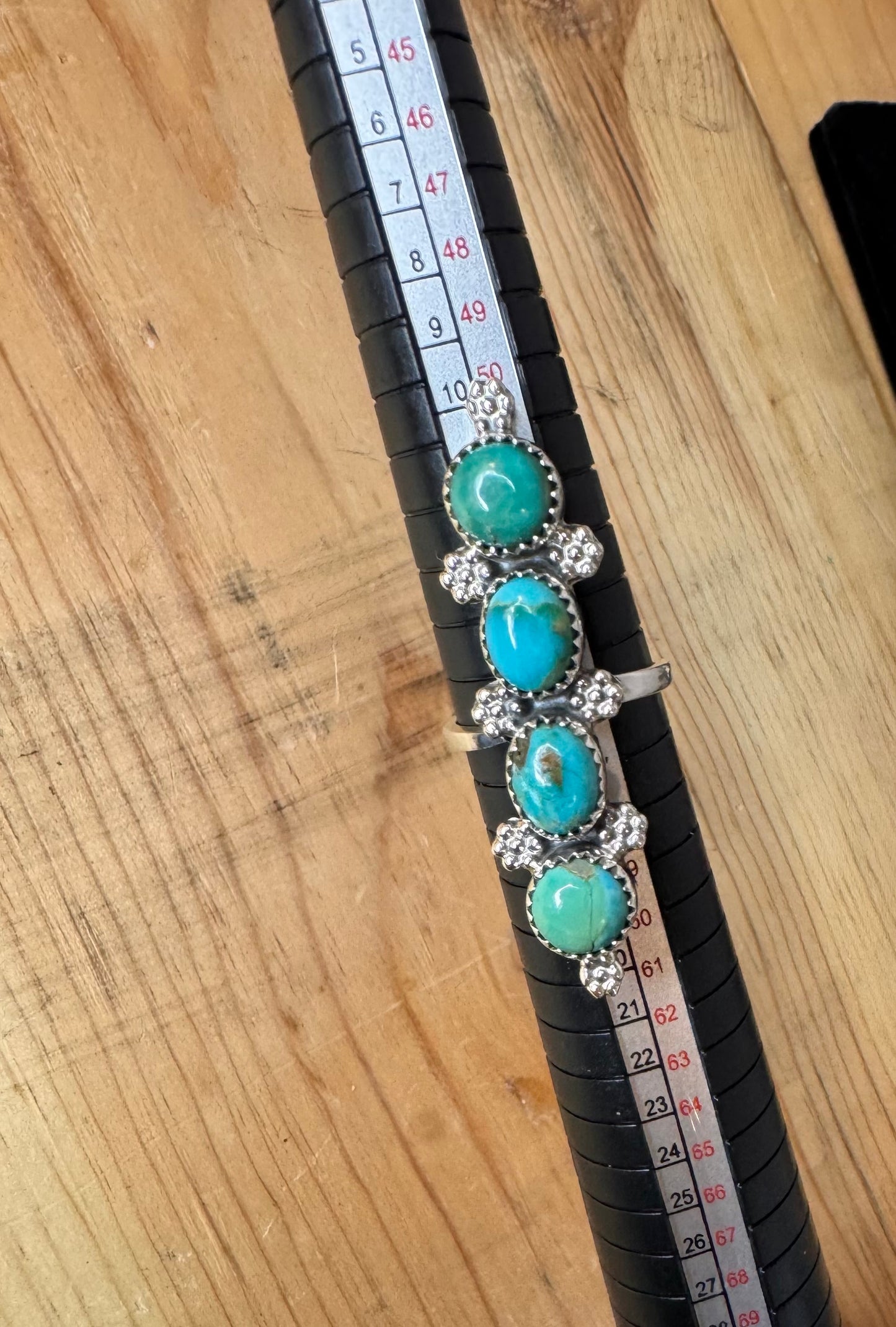 4 stone turquoise ring