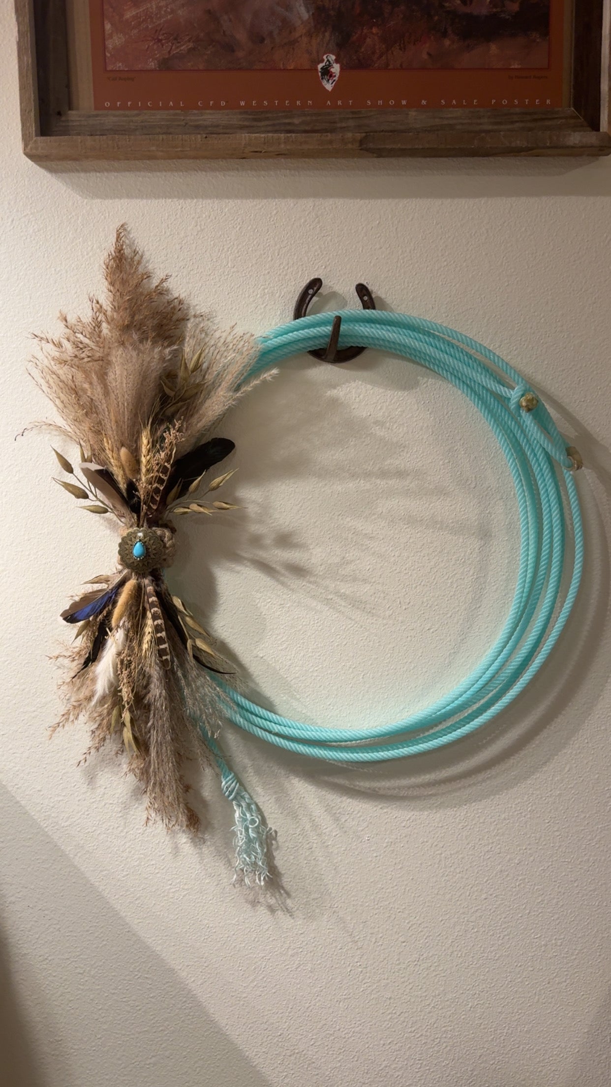 Turquoise Lasso Wreath