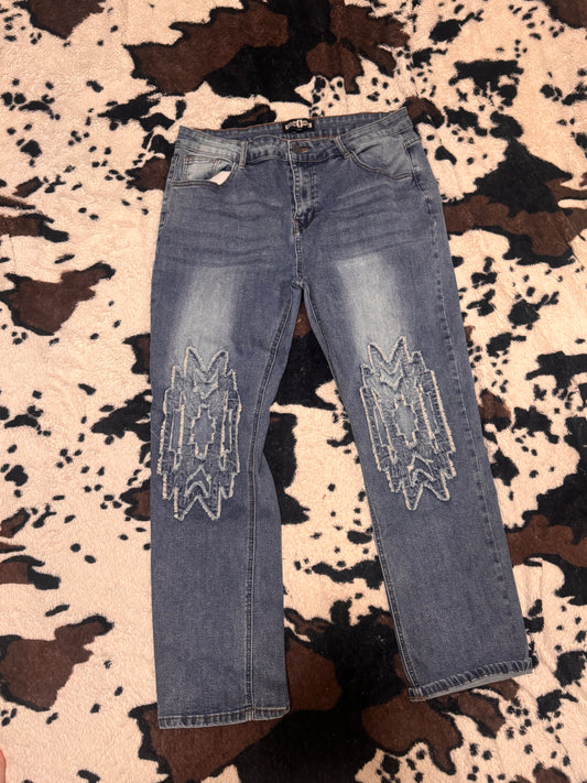 Aztec jeans