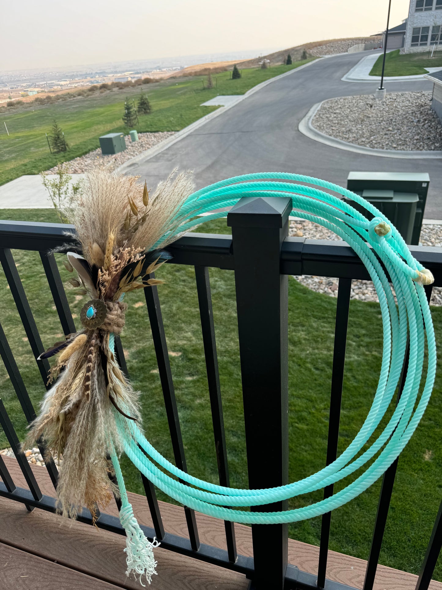 Turquoise Lasso Wreath