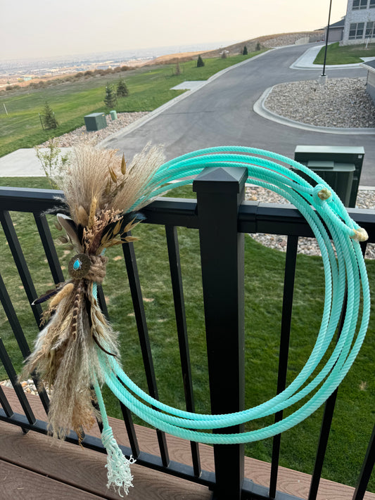 Turquoise Lasso Wreath