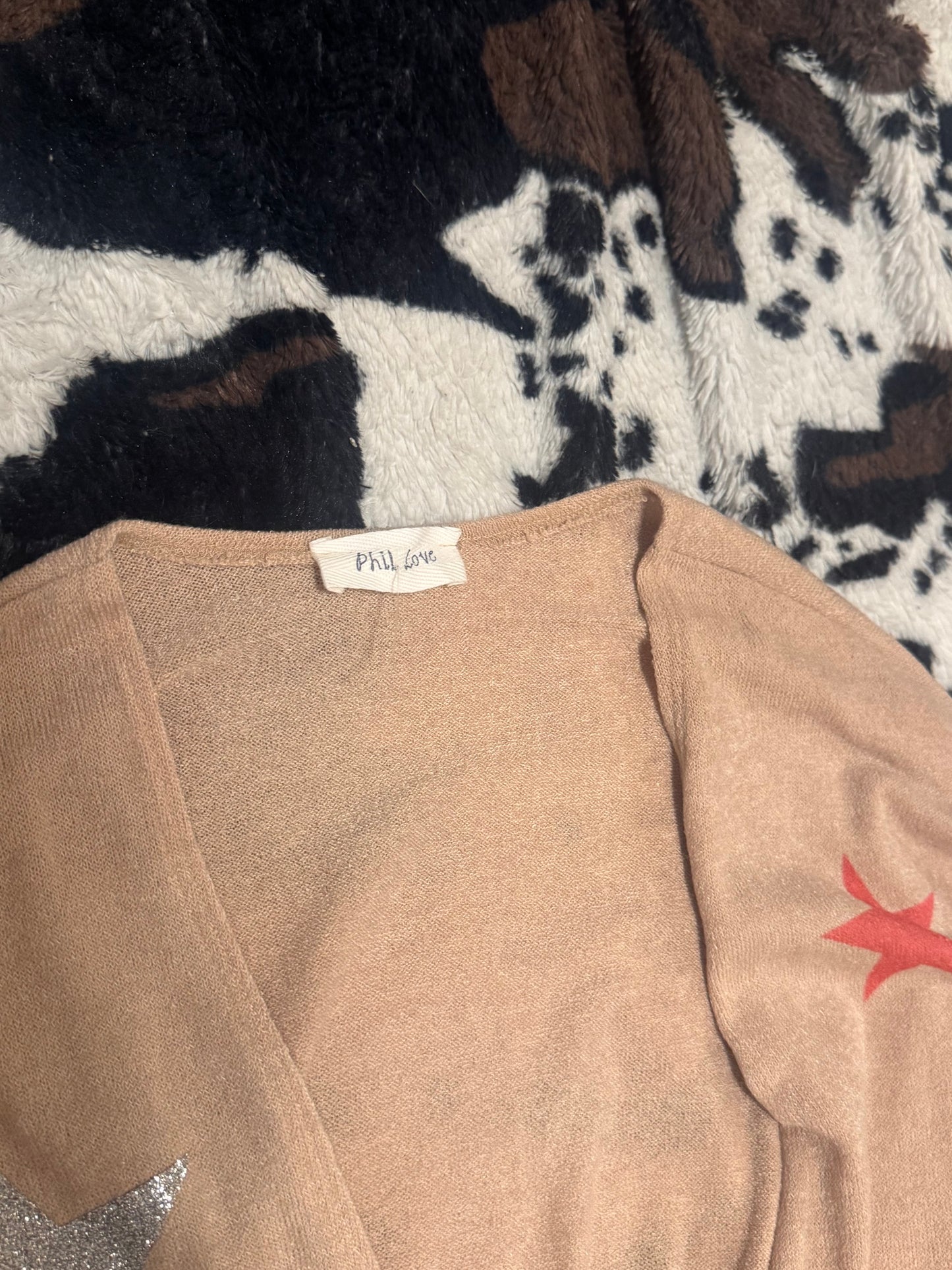 Boots and stars cardigan