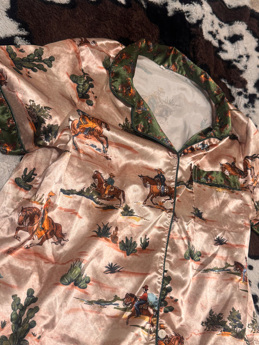 Vintage style western PJ’s