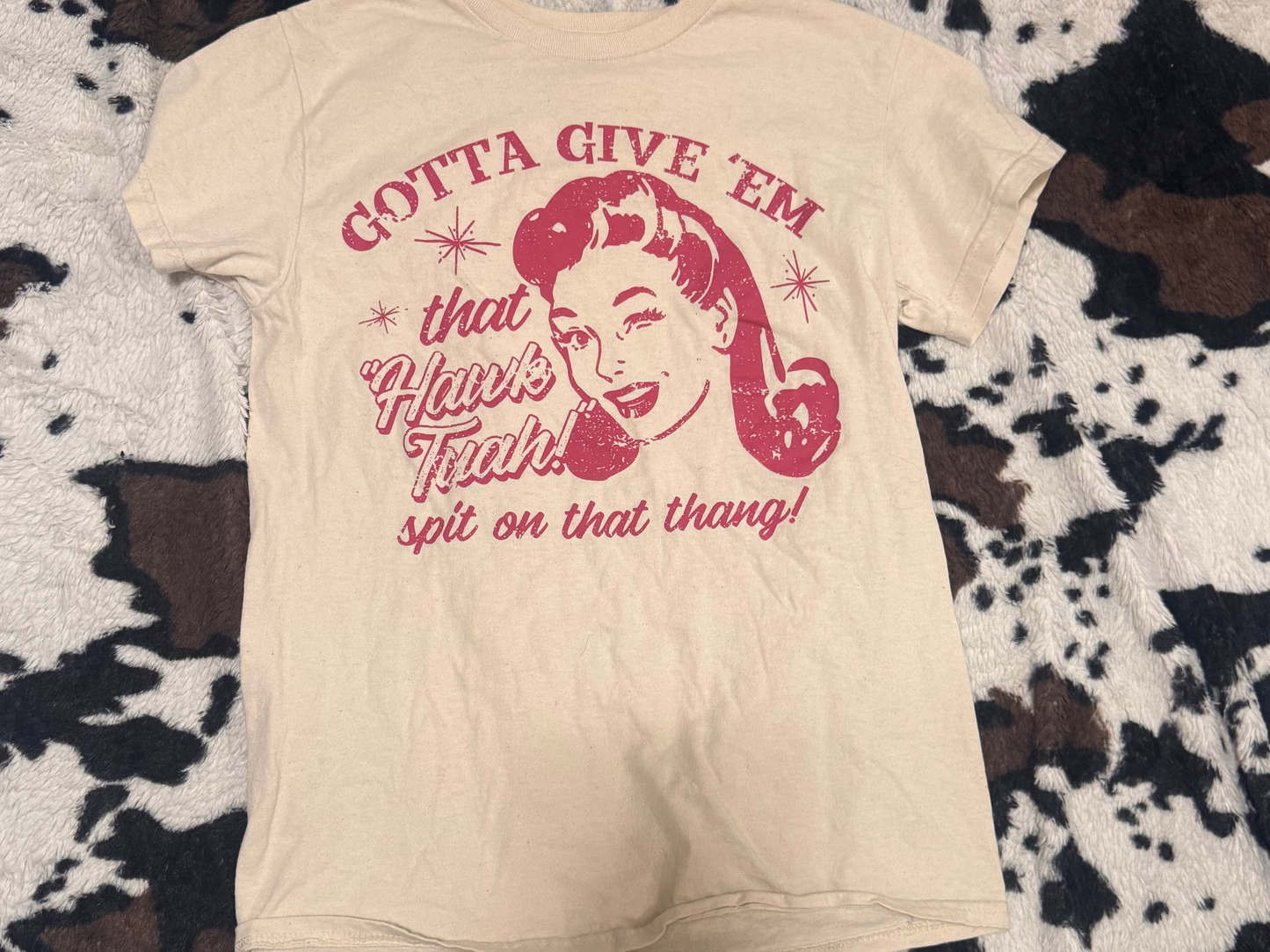 Hawk tuah shirt