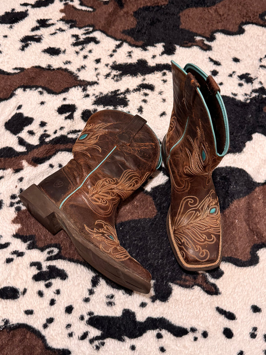 Ariat peacock boots