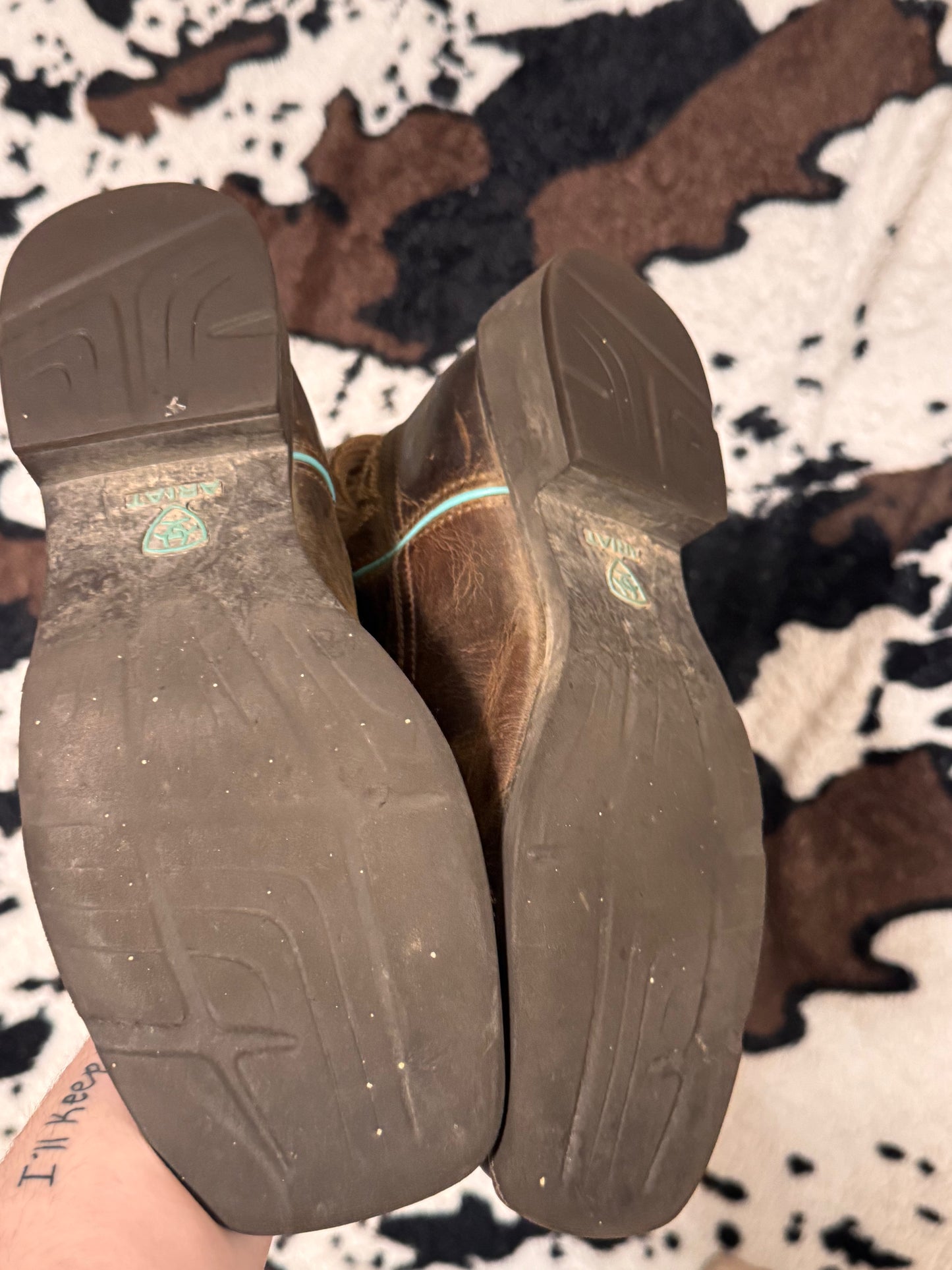 Ariat peacock boots